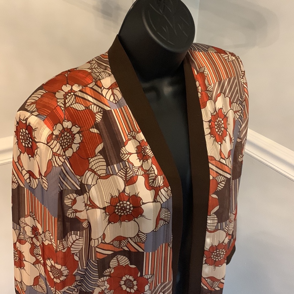 Vintage R&M Richards Floral Kimono Size 12P